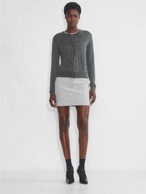 Babaton Manteca Merino Wool Cardigan